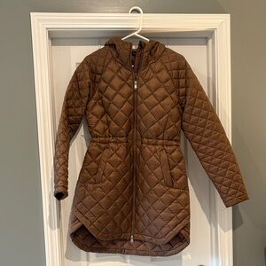 Athleta Tan Quilted Jacket